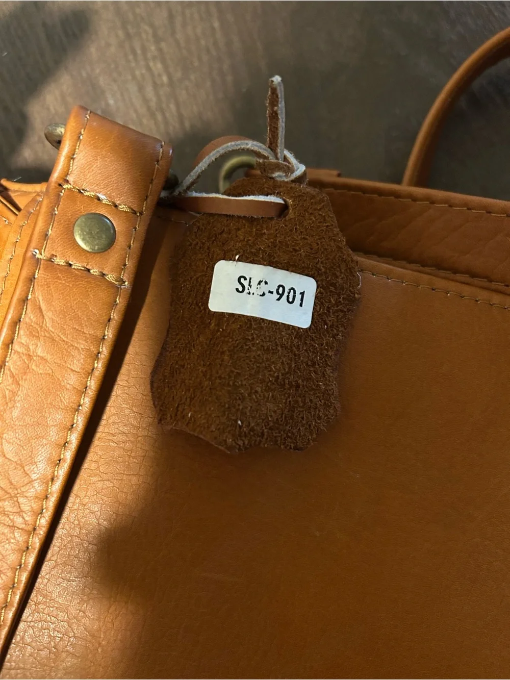 Sarge Leather Co. Men's Crossbody Bag - Tan